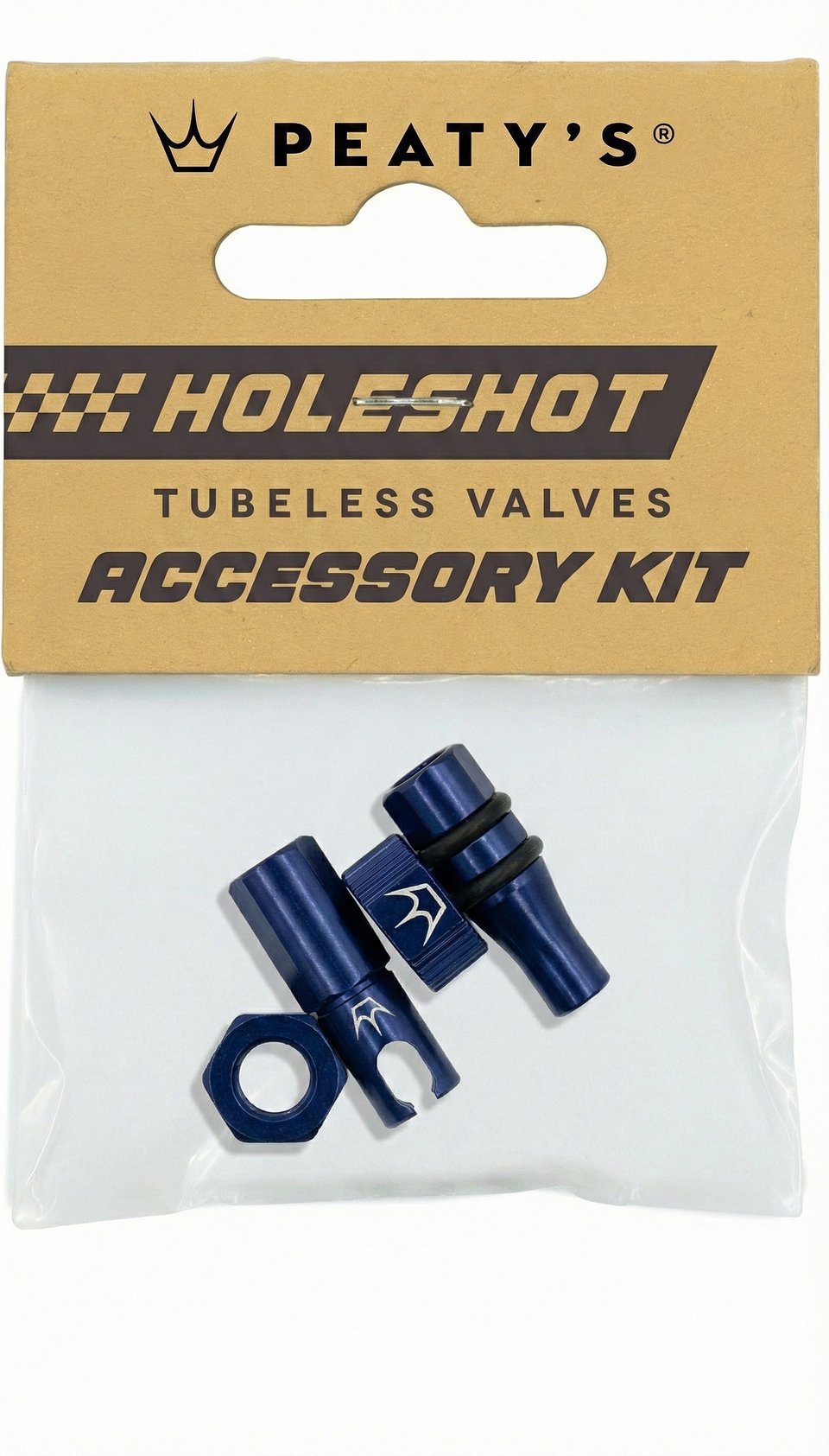 Peaty_s Holeshot Fast Flow Tubeless Valves Accessory Kit - Navy.Jpeg