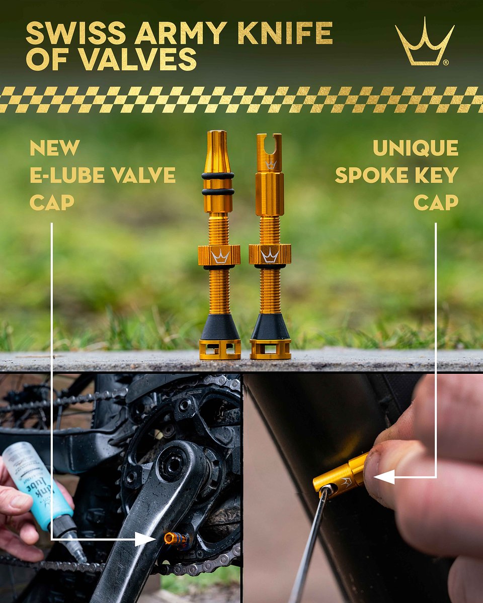 Peaty's Holeshot Fast Flow Ventile - Zusatzfunktionen