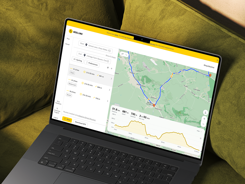 Verbesserter Online-Routenplaner