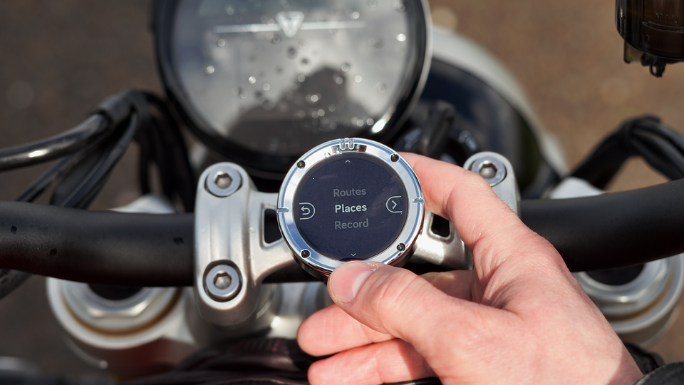 Route direkt mit dem Moto II starten