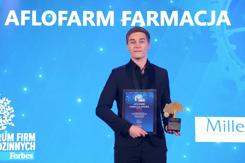 Kacper Furman podczas gali na Forum Firm Rodzinnych 2025, źródło zdjęć: Forbes.pl