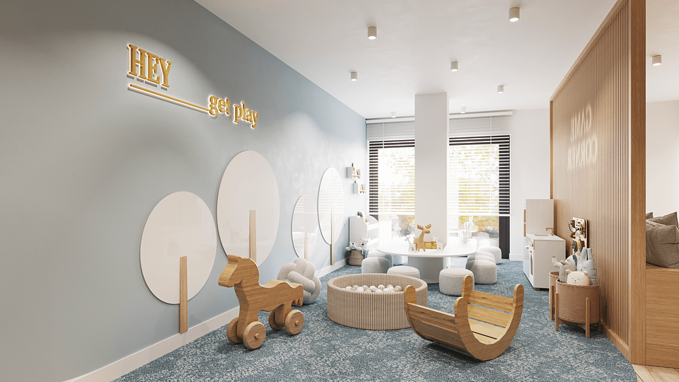 Wizualizacja projektu strefy wspólnej mieszkańców Osiedla Jankego