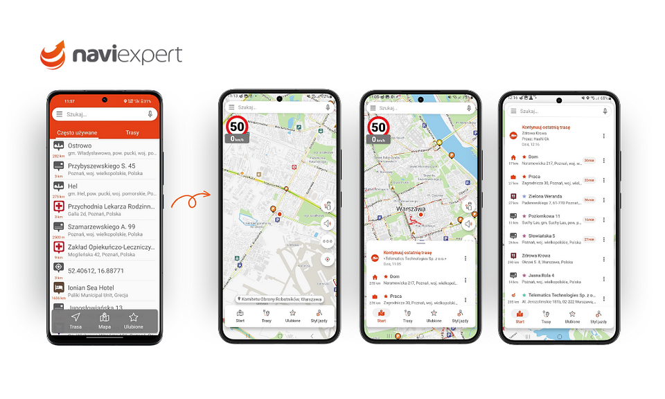 Stary vs. nowy ekran NaviExpert