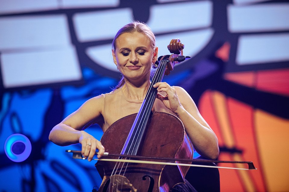 Małgorzata Krzyżanowicz na Nocnej Scenie ASP na 31. Pol’and’Rock Festival, fot. Dominik Zachariasz