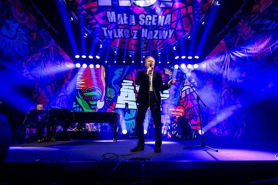 Michał Bajor na 31. Pol’and’Rock Festival podczas Nocnego ASP, fot. Dominik Malik