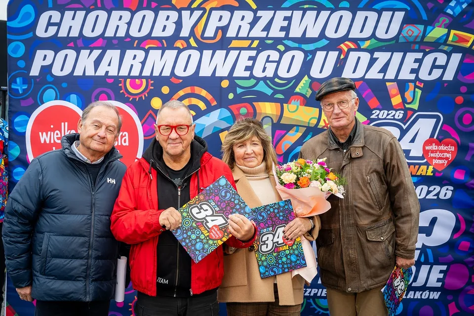 Zarząd Fundacji WOŚP w trakcie ogłoszenia celu zbiórki, fot. Łukasz Widziszowski
