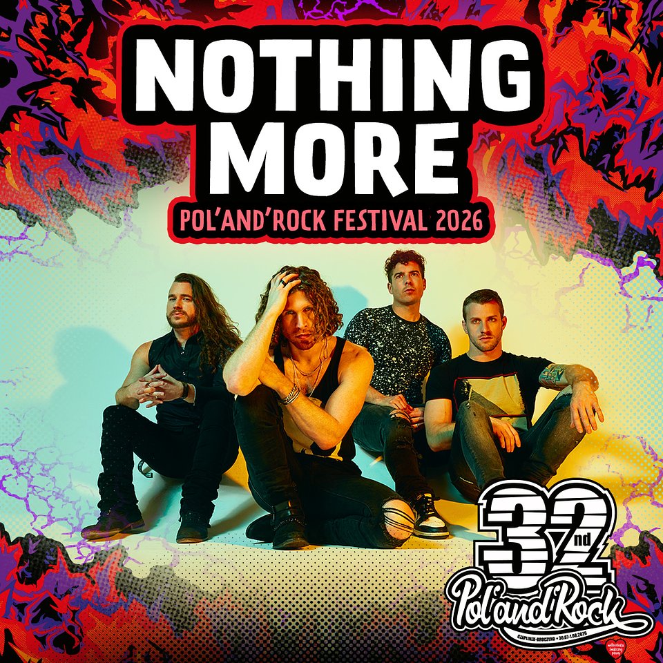 Nothing More kolejną gwiazdą 32. Pol’and’Rock Festival!