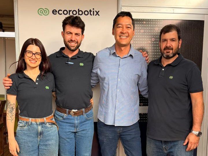 Samyra Baldassin, Renato Freitas, Marcelo Takeshi e Paulo Amorim. Inovatech 2026, Rio Paranaíba-MG.