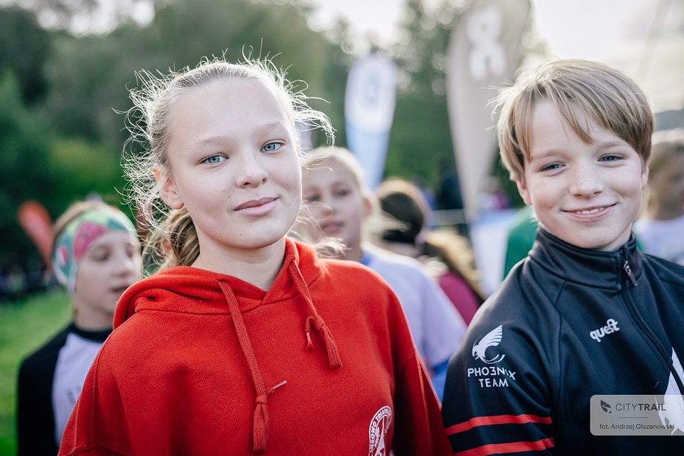 Biegi CITY TRAIL Junior odbywają się na dystansach od 200 m do 1 km (fot. Andrzej Olszanowski)