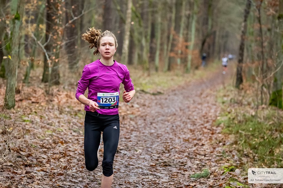 Julia Koralewska na trasie CITY TRAIL w Bydgoszczy (fot. Tomasz Czachorowski)
