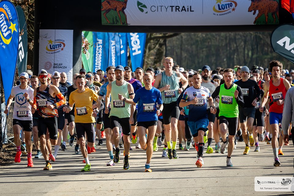 Start dzisiejszego biegu (fot. Tomasz Czachorowski) 