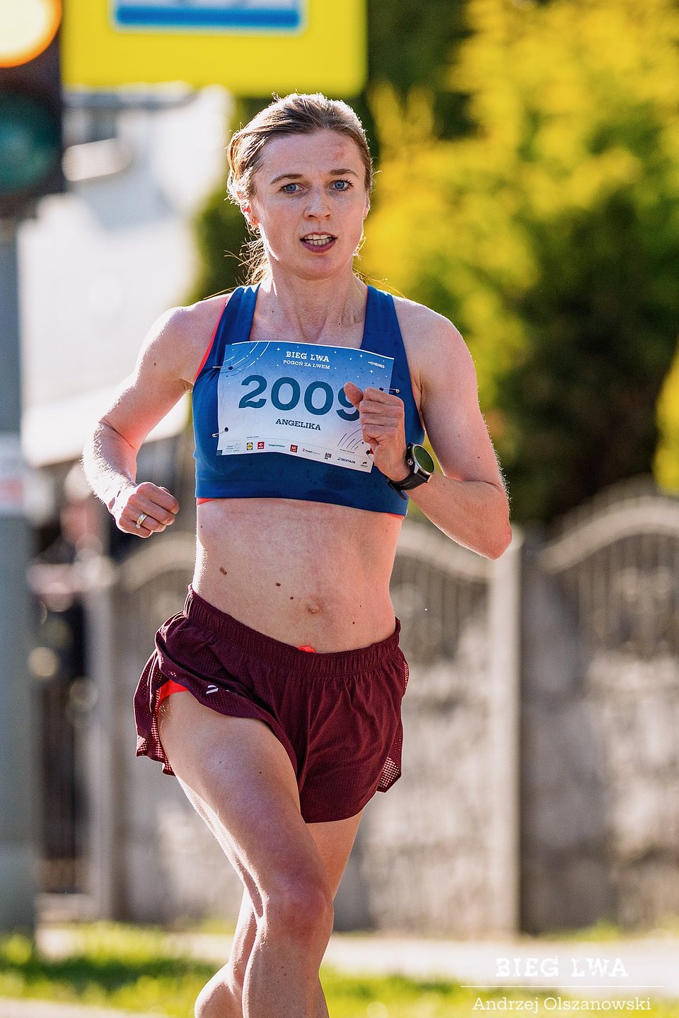 Angelika Olobry na trasie Pogoni za Lwem (fot. Andrzej Olszanowski)