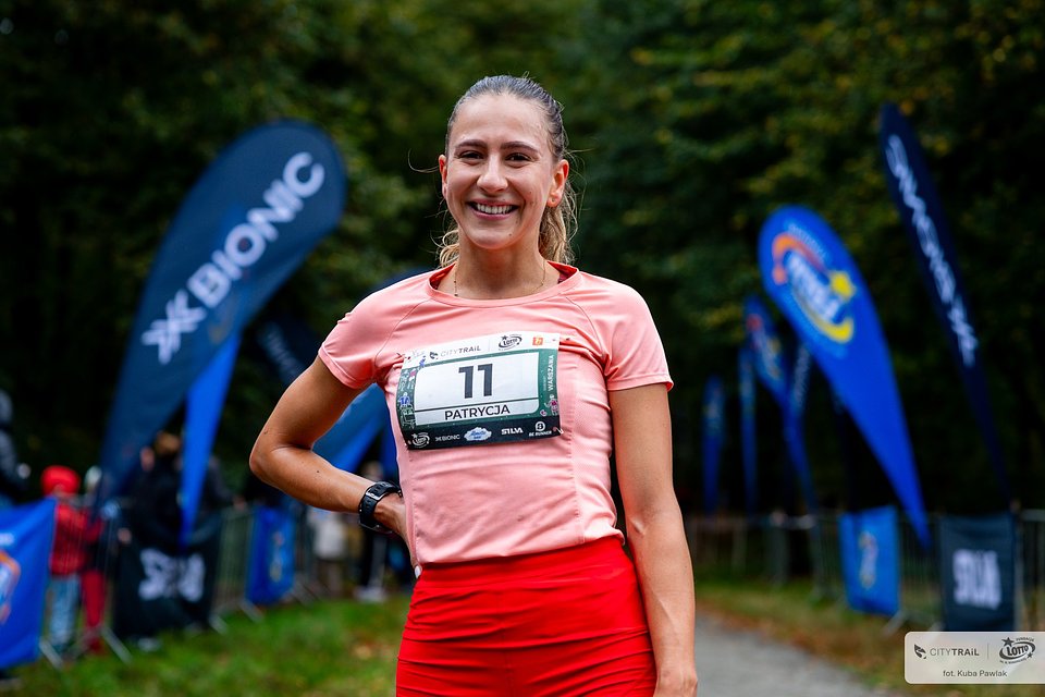 Patrycja Kapała, zwyciężczyni dzisiejszego biegu CITY TRAIL (fot. Kuba Pawlak)