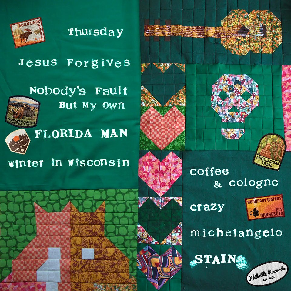 Back cover and track list for Kathryn Ryan's debut self-title album