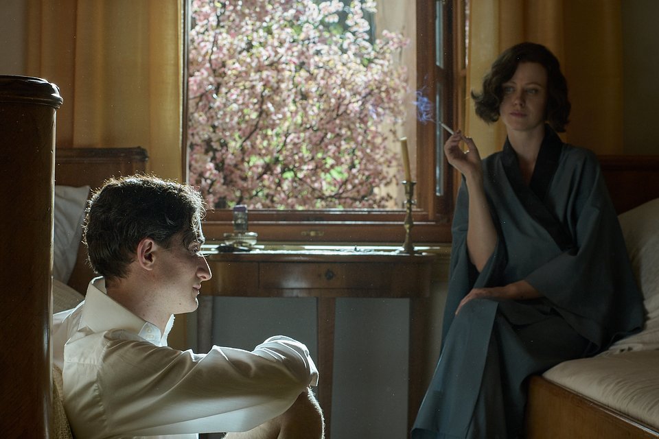 Idan Weiss as Franz Kafka Jenovefa Bokova as Milena Jesenska fot. Marlene Film Production.jpg