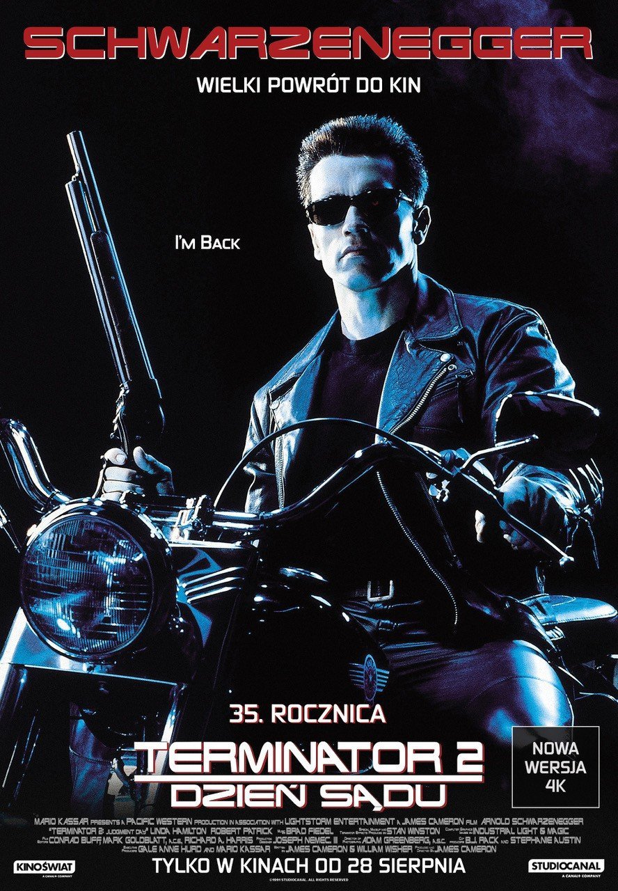 Plakat filmu "Terminator 2: Dzień Sądu 35. Rocznica"