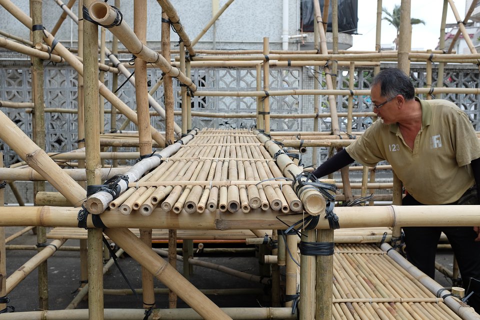 Bamboo MockUp, Photographed by Wing Yuen, Designed by Architecture Land Initiative and BEAU Architects, Courtesy of The Curatorial Team