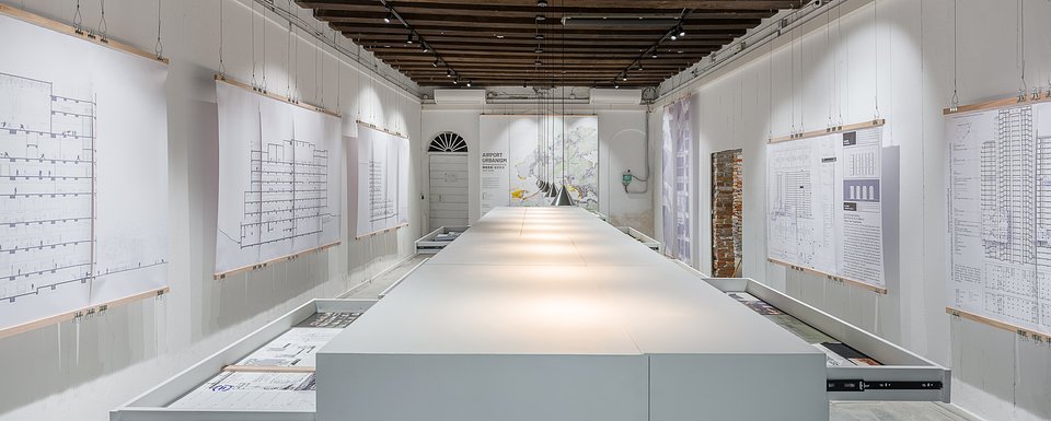Warehouse spaces with archival drawers of academic research on the future heritage of Hong Kong, photographed by Oliver Yin Law
