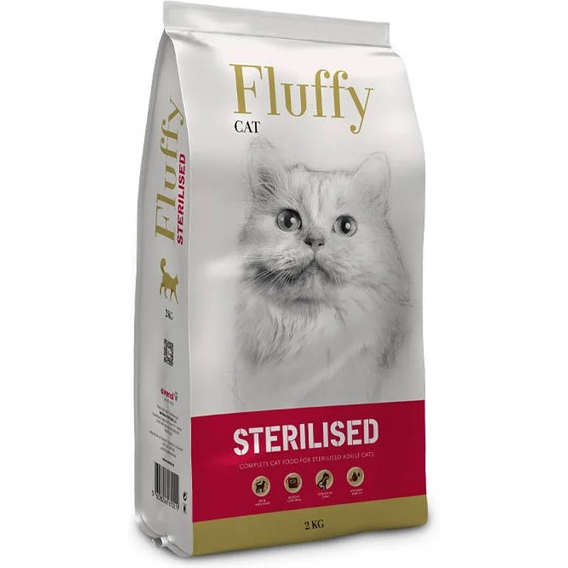 Ração Seca para Gato FLUFFY Sterilised (15 kg).jpg