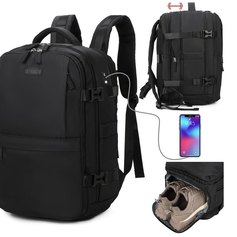 3. Mochila De Cabine Expansível 1990s Ryanair Preto (40x25x20 25cm 20l 25l).jpeg