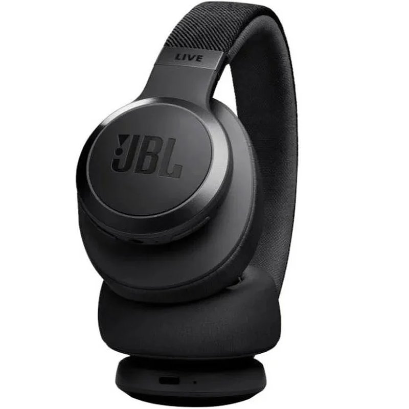 10. Auscultadores Sem Fio Bluetooth JBL Noise Cancelling Live 770NC (Over Ear - Microfone - Noise Cancelling - Preto).jpg