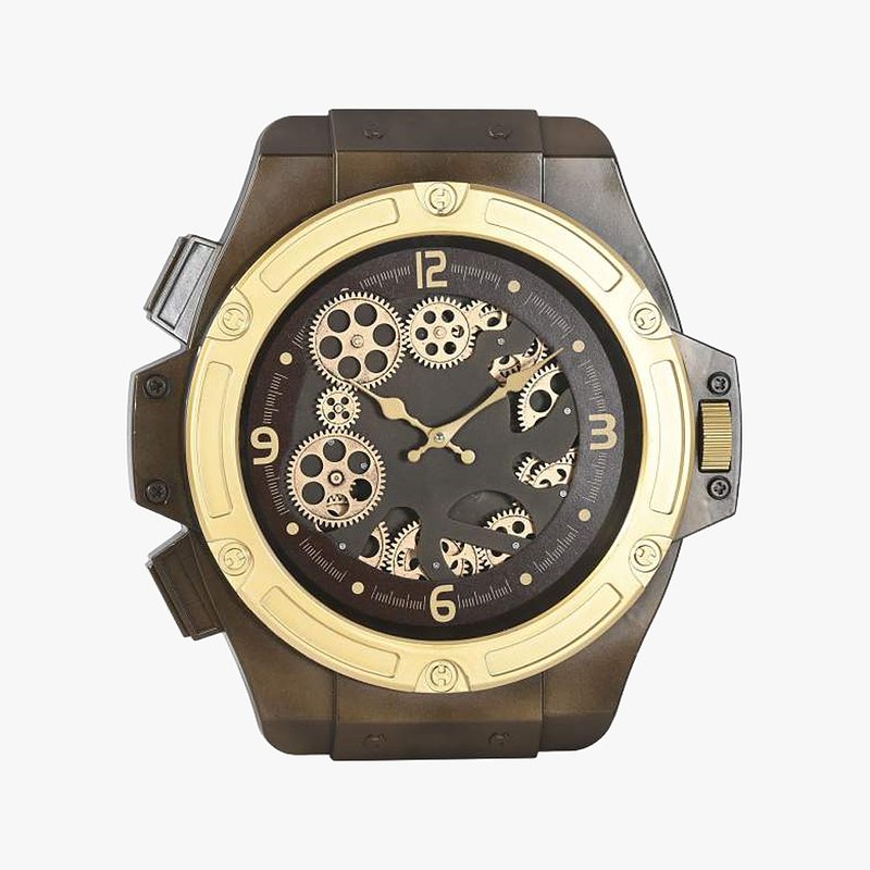 Relógio de Parede Pulso Dourado Timeless PVP 111,20€.jpg