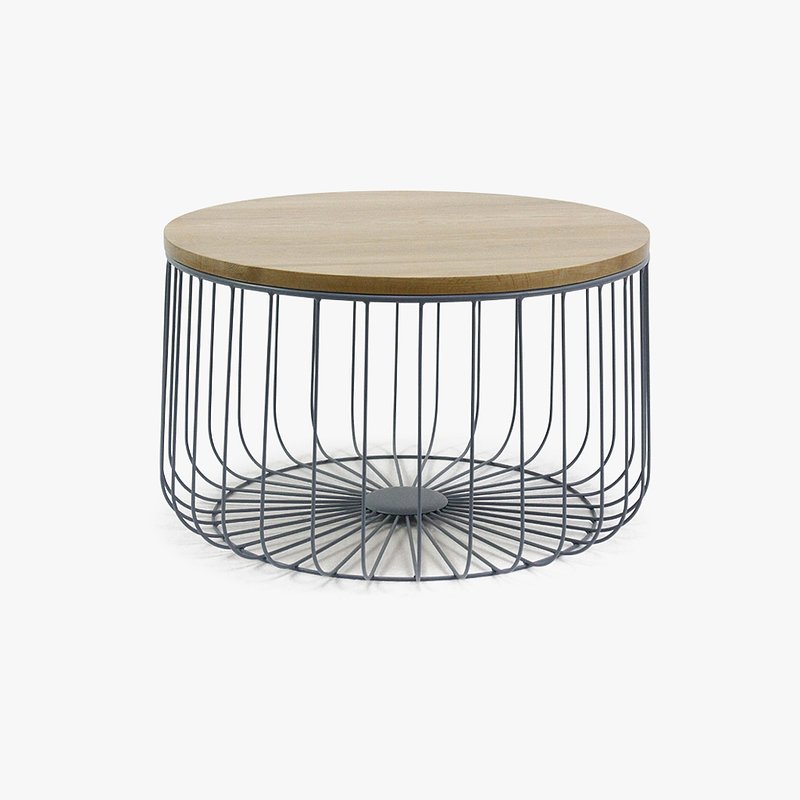 Mesa de Apoio Baixa Girona com Estrutura em Metal Azul PVP 69,99€.jpg