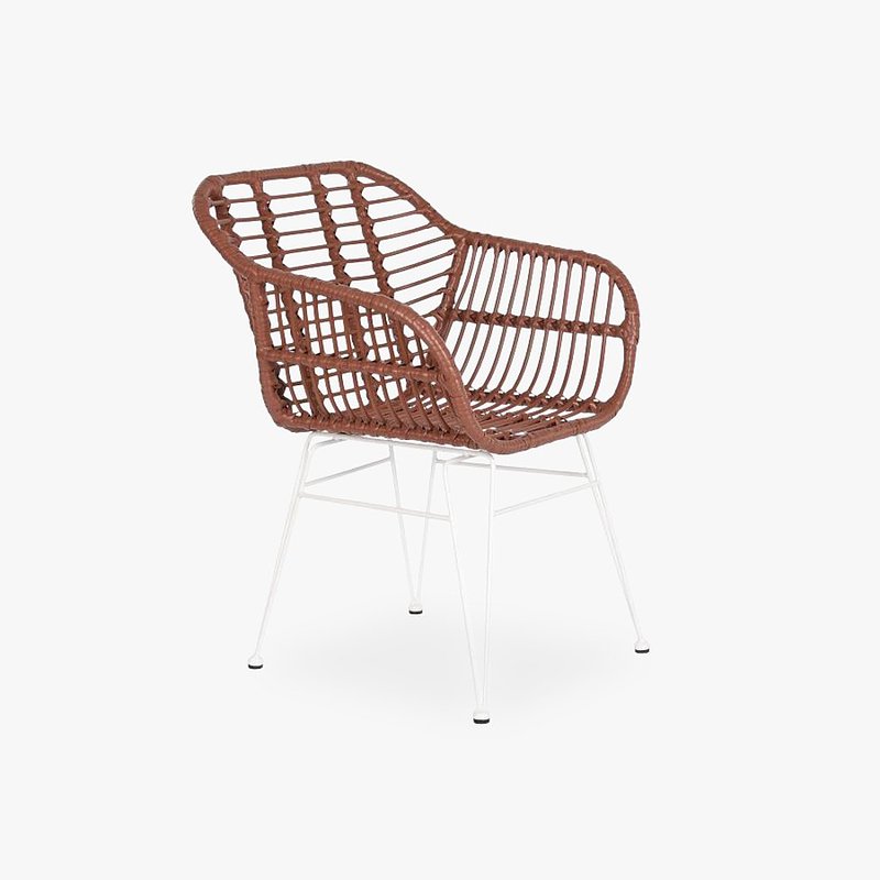 Cadeira em Metal e Rattan Bordô PVP 113,60€.jpg