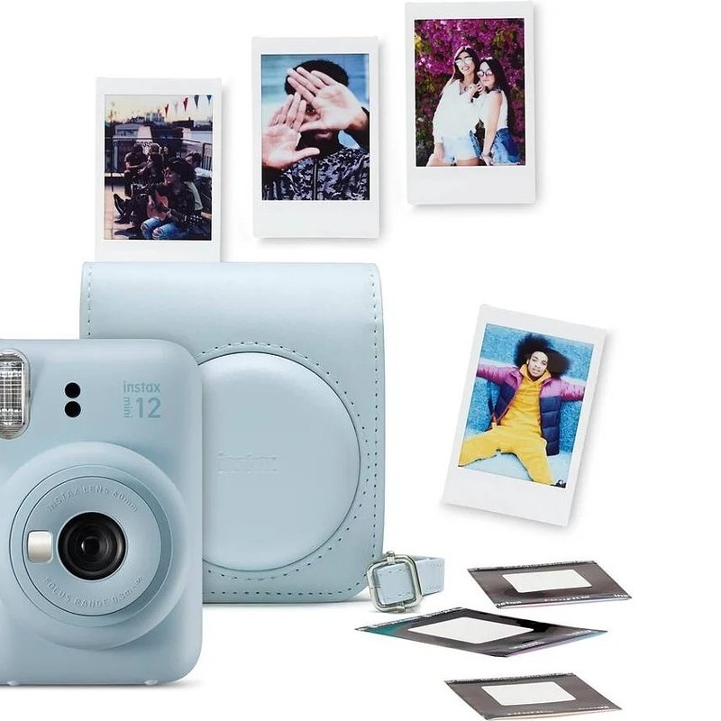 03. Kit Máquina Fotográfica Instantânea FUJIFILM Instax Mini 12 Azul.jpg