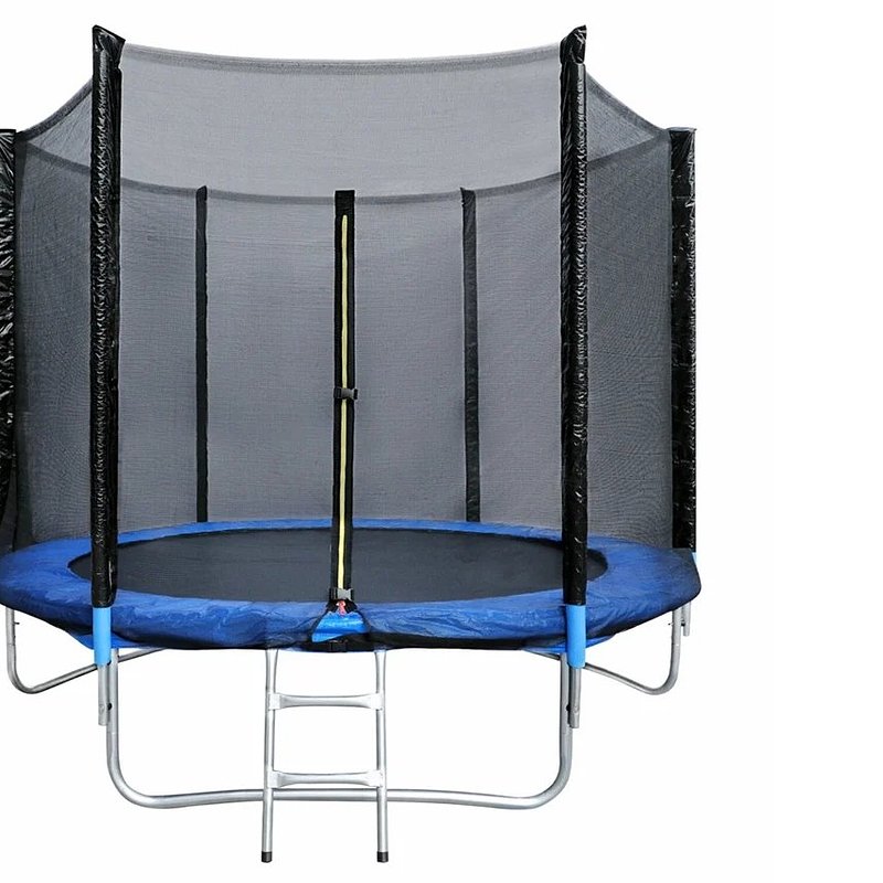 08. Trampolim Para Crianças Com Rede De Segurança Jardim Homemiyn (183x200 Cm ).jpg