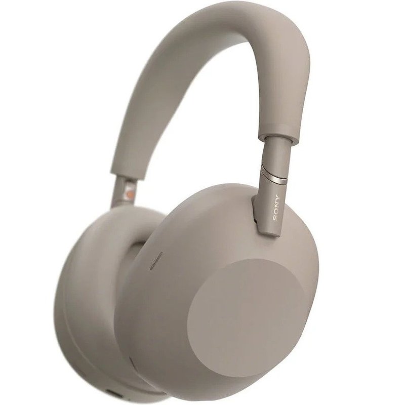 2. Auscultadores Bluetooth SONY WH-1000XM6T (Over Ear - Microfone - Bege).jpg