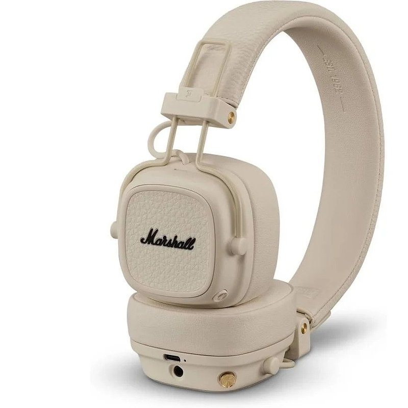 8. Auscultadores Bluetooth MARSHALL Major V Cream (On Ear - Microfone - Bege).jpg