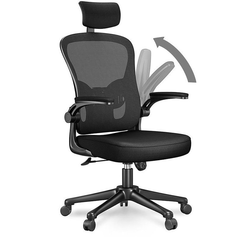 01. Worten_Cadeira de Escritório Ergonómica RACINGREAT Costas Altas Inclinável (Braços Reguláveis - Preto).jpeg