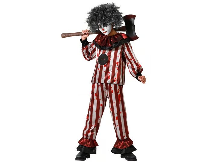 08. Worten_Disfarce Palhaço Halloween Vermelho Camisola Com Calças Menino 7 A 9 Años Atosa.jpg