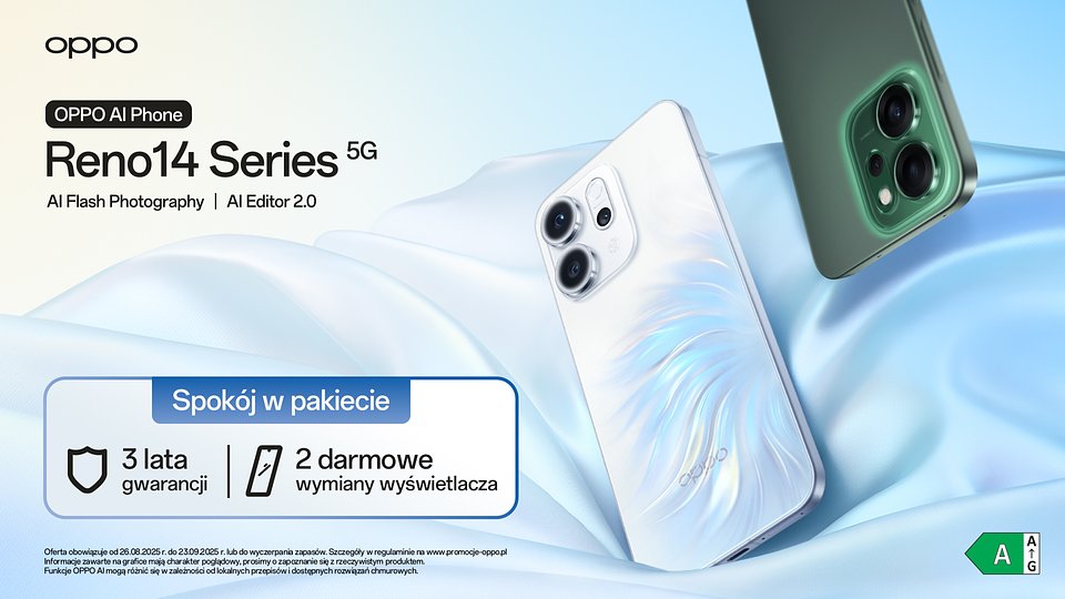 Oferta na start sprzedaży serii OPPO Reno14 5G