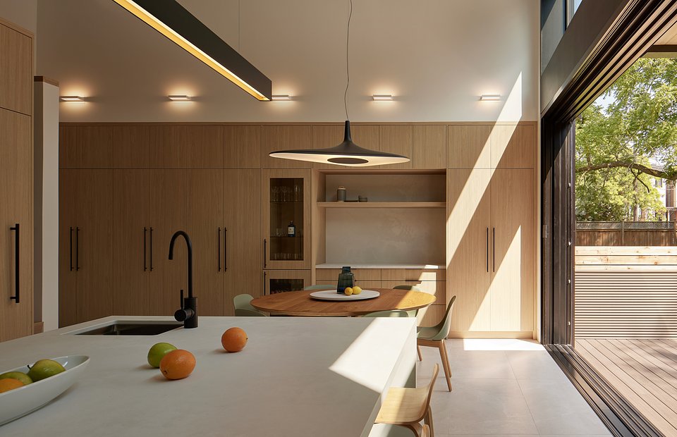 Kuchnia wykonana z Master Oak light natural, Kanada