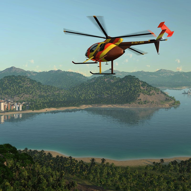 Helicopter Approaching City.jpg