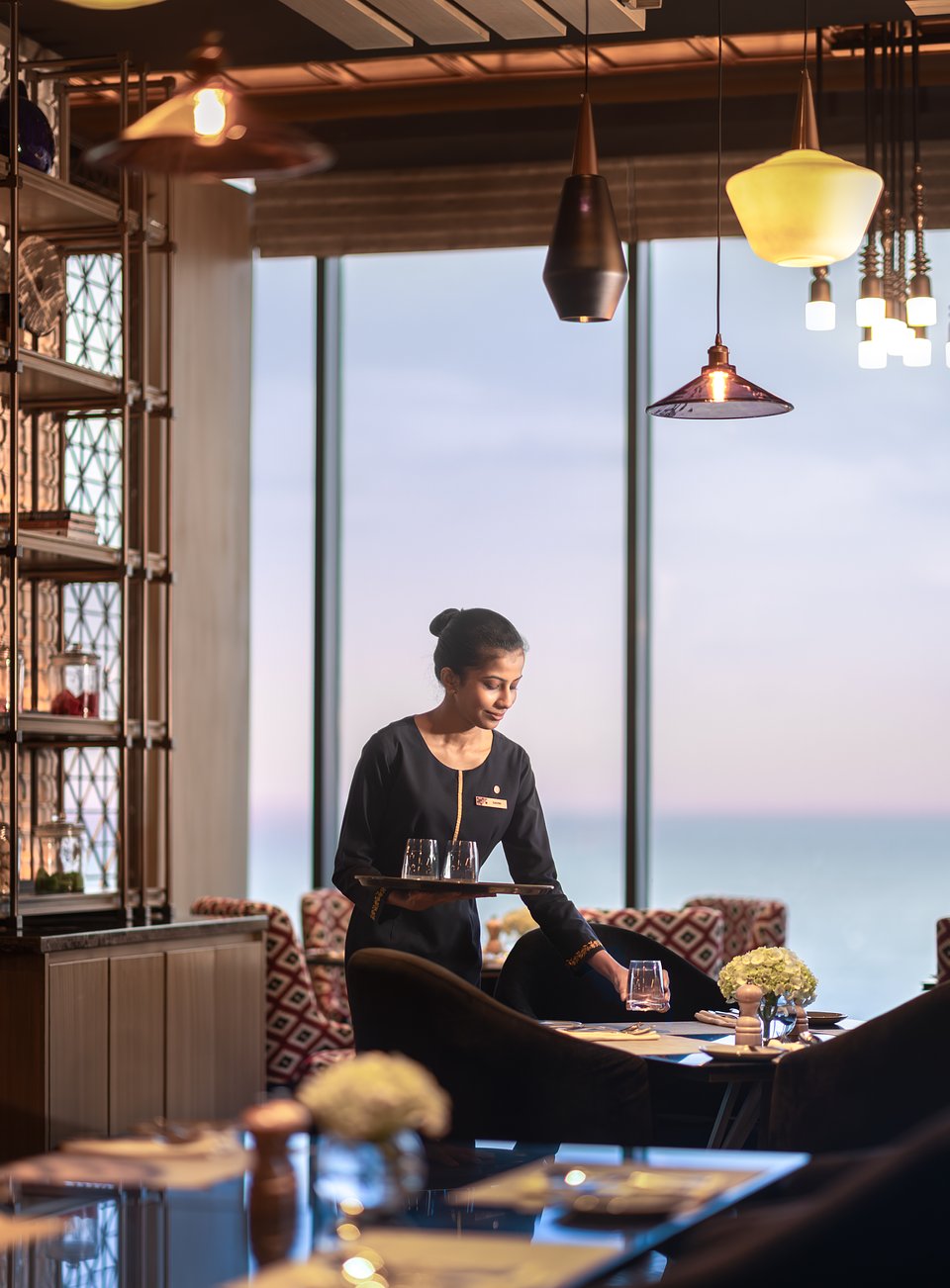 Amari Colombo Sri Lanka - All Day Dining - Ocean view with Server.jpg