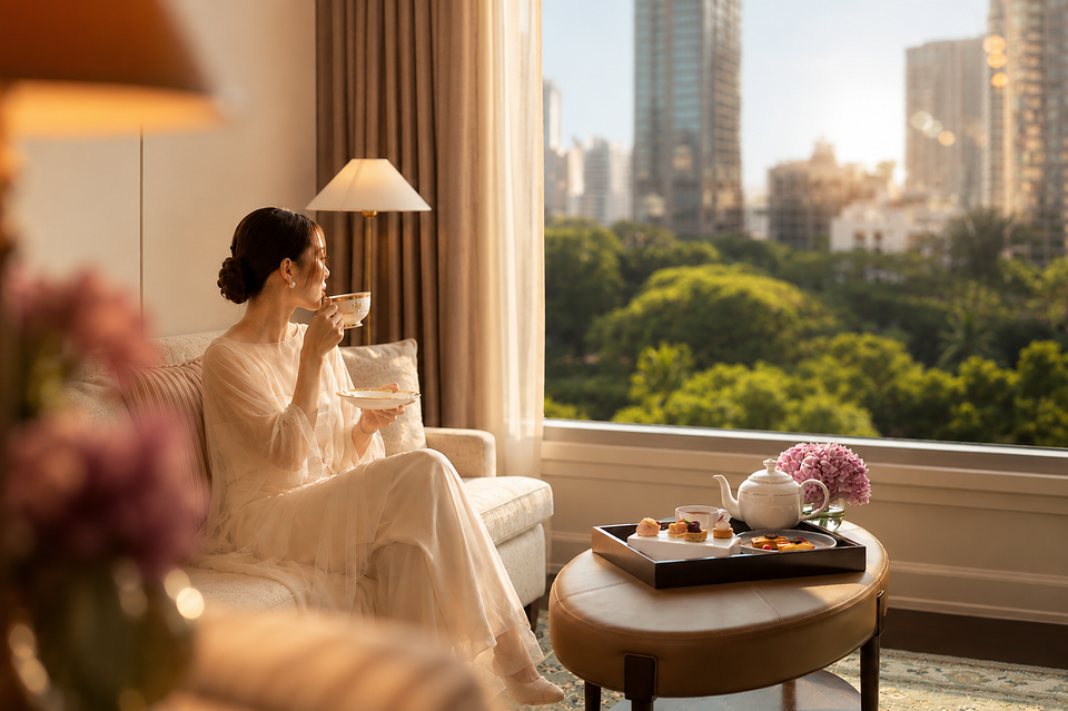 Oriental Residence Bangkok-One Bedroom Corner Prestige-Living room.png