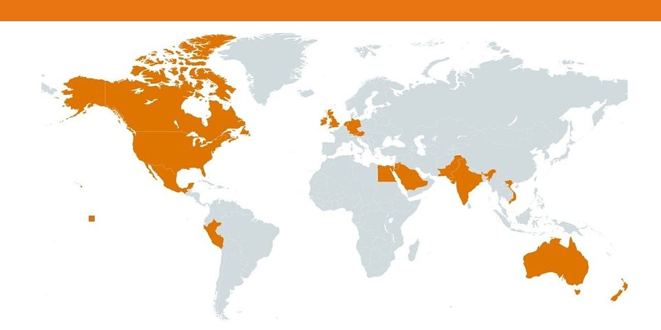 Bidders Map Ritchie Bros. Auction Australia June 2025