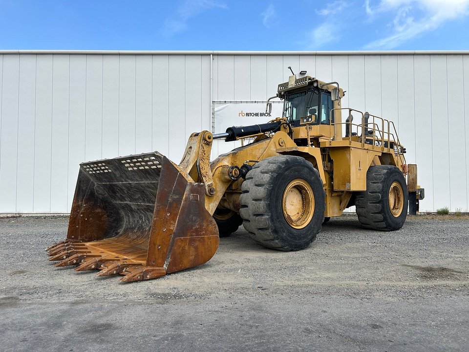 CAT 992G-wiellader uit 2001, Certified Rebuilt 2019