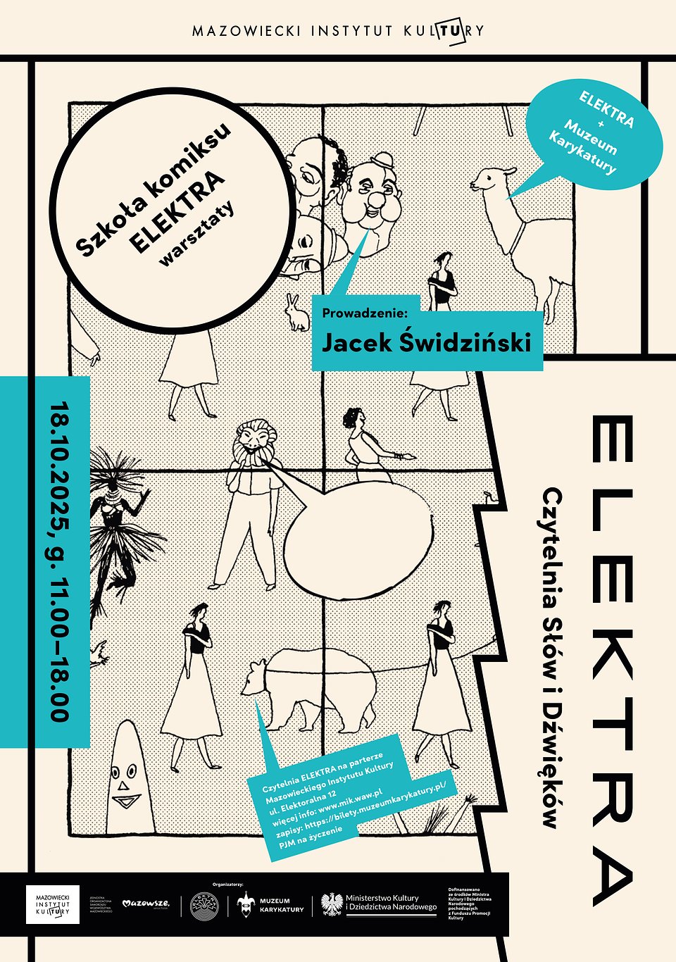 NET-plakatB1-Elektra_warsztaty komiksu_pazdziernik_2025.jpg
