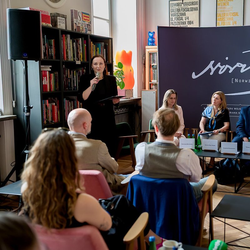 Dyrektorka Mazowieckiego Instytutu Kultury Magdalena Ulejczyk / fot. Amina Księżopolska