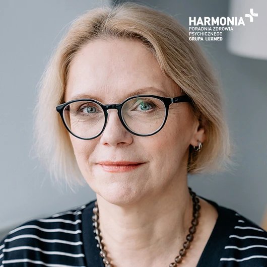 Joanna Daniel, psycholog z Poradni Zdrowia Psychicznego Harmonia, Grupy LUX MED