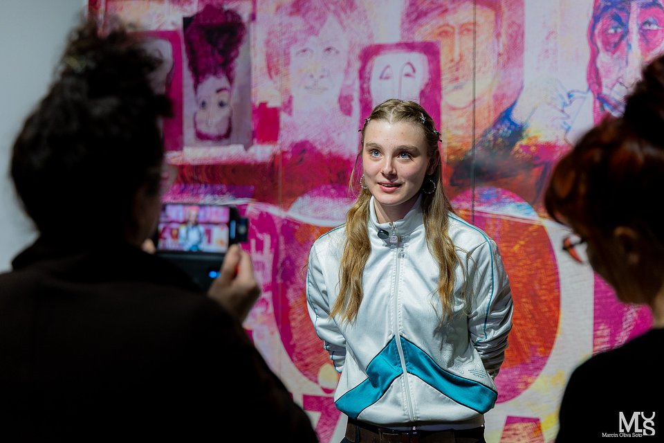 Kateřina Falbrová podczas Międzynarodowego Festiwalu Filmowego Zoom – Zbliżenia, fot. Marcin Oliva Soto