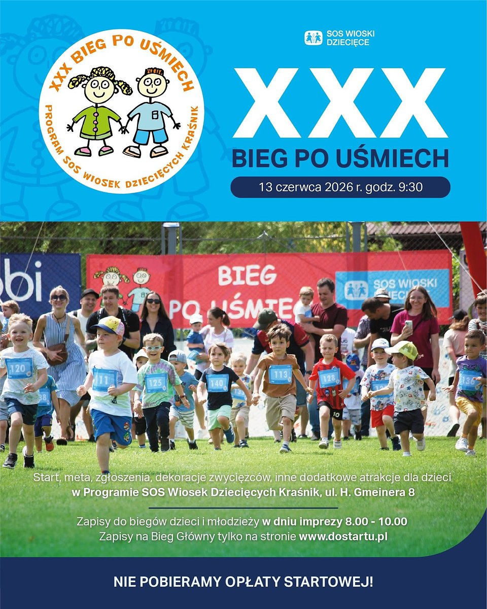 Plakat XXX Biegu Po Uśmiech