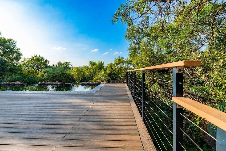 Cradle Boutique Hotel Featuring Eva-Last Bamboo Composite Decking