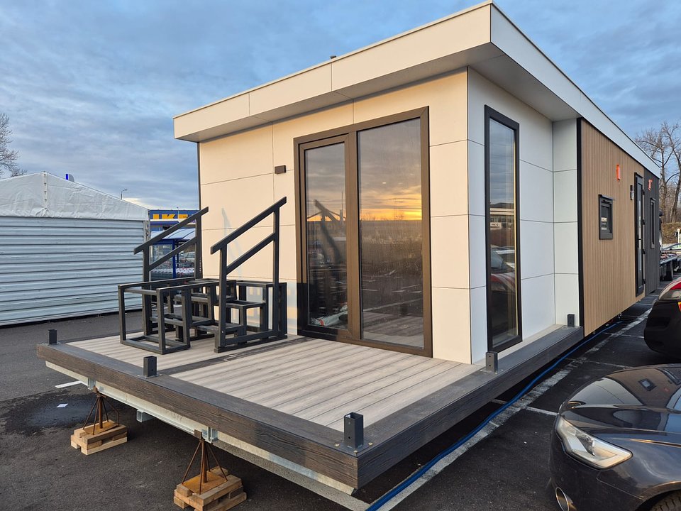 Module Home in Poland Featuring Eva-Last VistaClad  