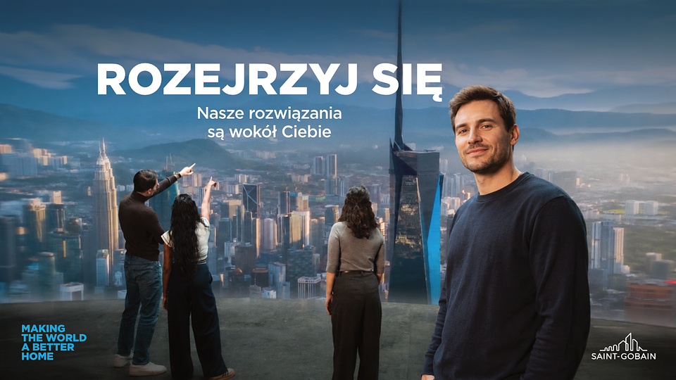 Key Visual – Nowy film wizerunkowy. Źródło: Saint-Gobain.
