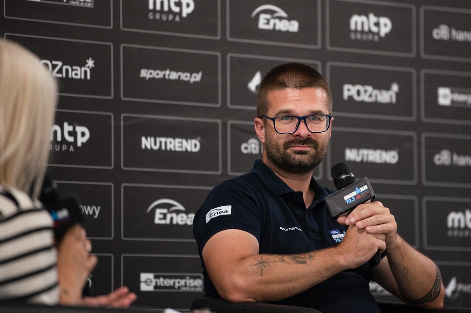 Michał Drelich - dyrektor Enea IRONMAN 70.3 Poznań / Fot.: Agnieszka Małgorzata Torba / Sport Evolution